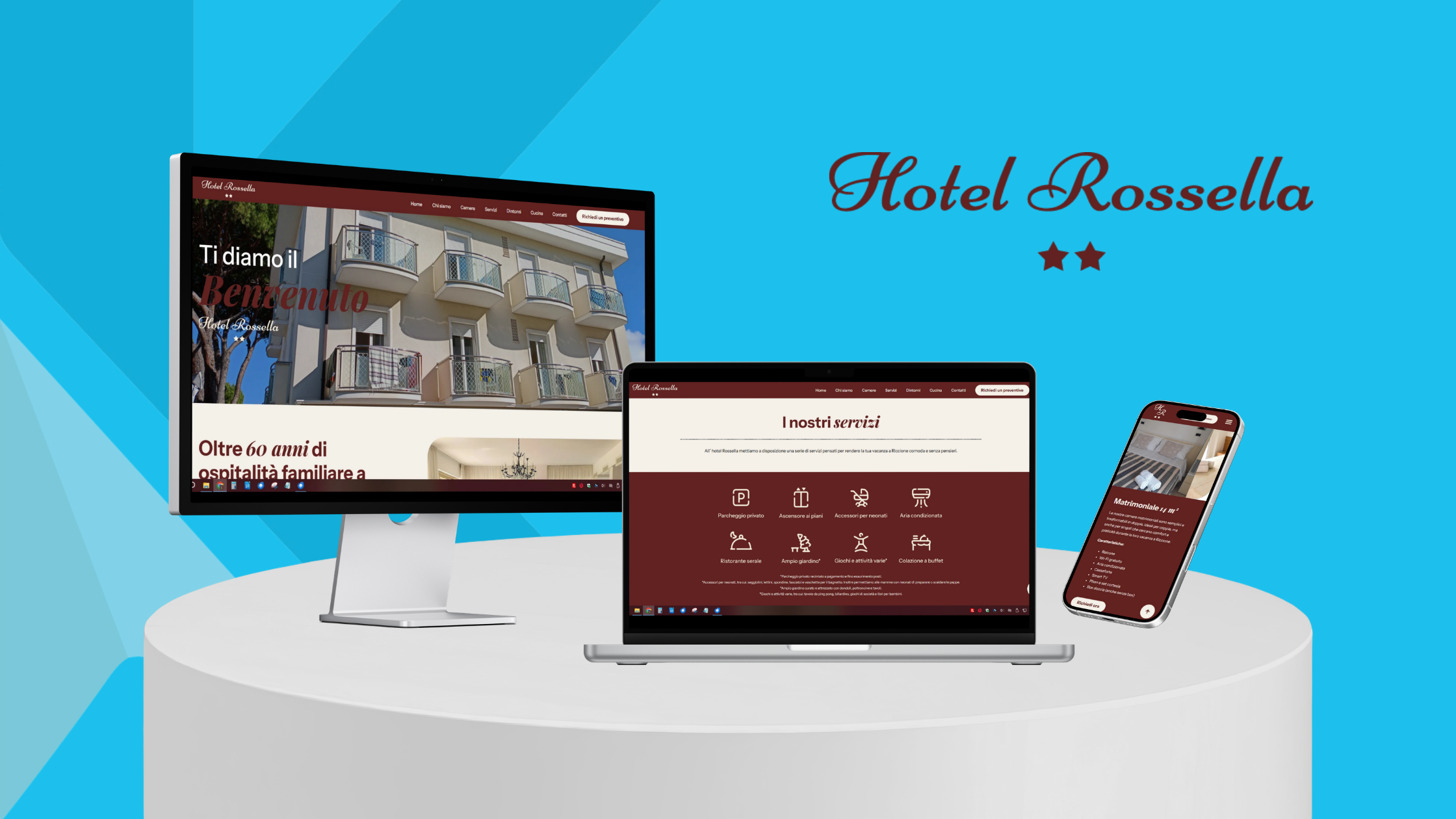 mock up sito hotel rossella